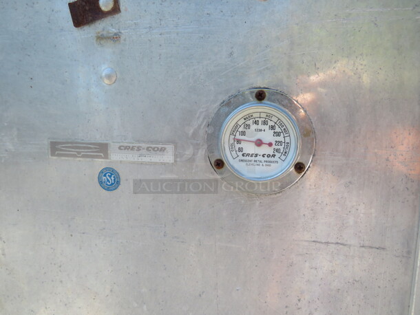 One Crescor Holding Cabinet On Casters. 21X31X70 - Image 2 of 3