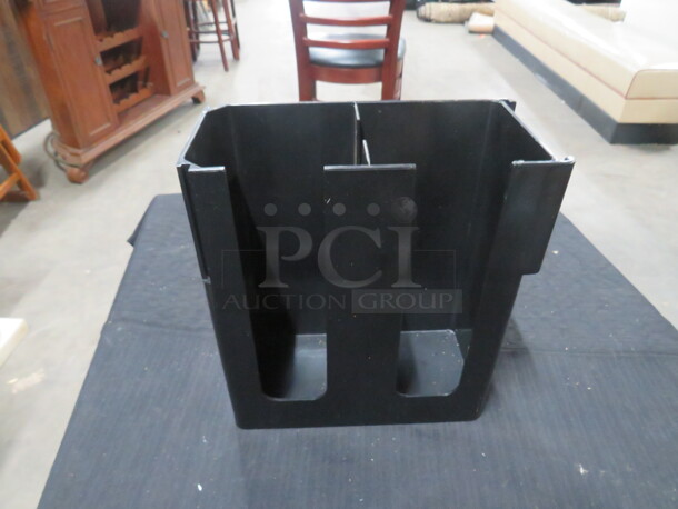 One Black Poly Organizer. - Image 1 of 1