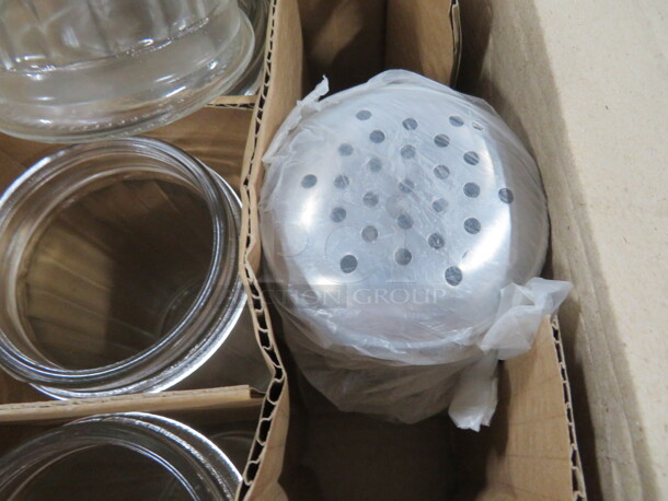 NEW 12oz Glass Sugar/Shakers. 12XBID - Image 3 of 3