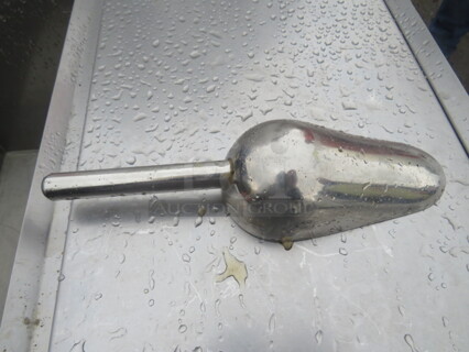 One Stainless Steel Scoop.