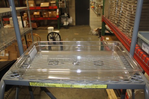 NEW! 12 Cambro Plastic Full Size x 2.5" Insert/Pans. 12X Your Bid! 