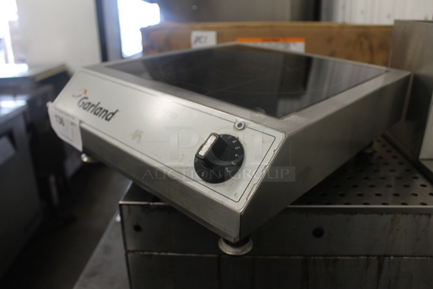 Garland SH/BA 3500 Stainless Steel Commercial Countertop Electric Powered Single Burner Induction Range. 208 Volts, 1 Phase.  - Image 3 of 6