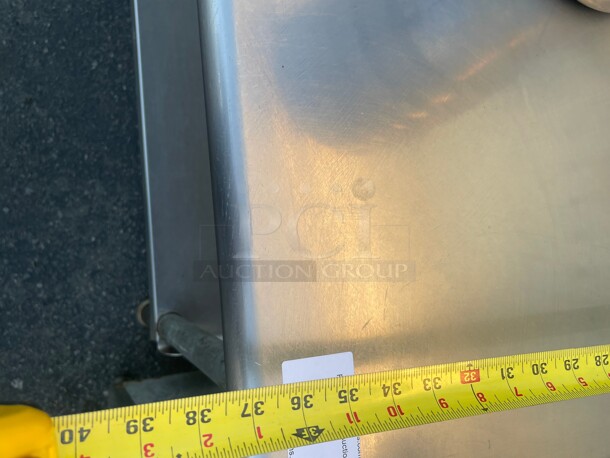 Commercial Stainless Steel Table NSF 62x37x34 - Image 8 of 9