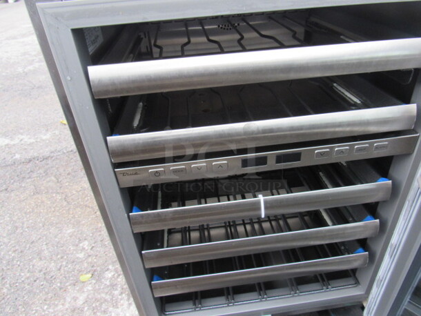 One TRUE 1 Glass Door Wine Cooler With 5 Pull Out Shelves. Model# TWC-24DZ-R-SG-B. 115 Volt. 24X24X34 - Image 2 of 2