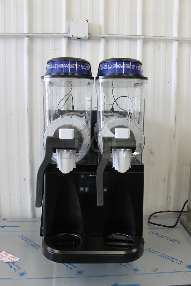 BRAND NEW SCRATCH AND DENT! 2023 Bunn ULTRA NX Stainless Steel Commercial Countertop 2 Hopper Slushie Machine. 115 Volts, 1 Phase. Tested and Working! - Image 1 of 6