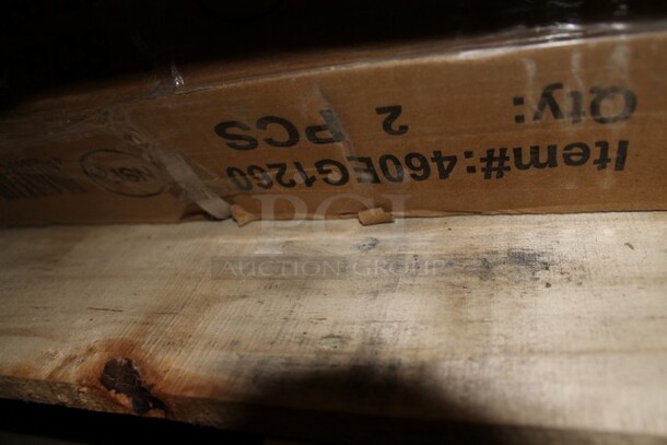 2 BRAND NEW SCRATCH AND DENT! Regency 460EG1260 12" x 60" NSF Green Epoxy Wire Shelf. 2 Times Your Bid! - Image 4 of 5