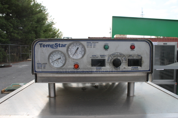 Jackson Tempstar Stainless Steel Commercial Straight Pass Through Dishwasher w/ Left Side Clean Side Dishwasher Table and Right Side Dirty Side Dishwasher Table. 208-230 Volts, 1 Phase. - Image 7 of 10