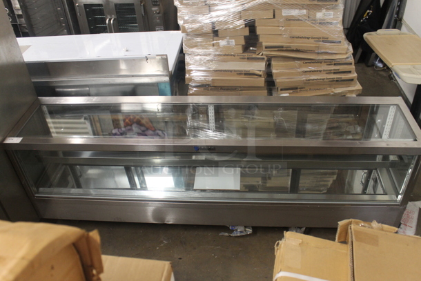 BRAND NEW SCRATCH AND DENT! Stainless Steel Commercial Countertop Display Case Merchandiser. Tested and Powers On But Does Not Get Cold - Image 1 of 5