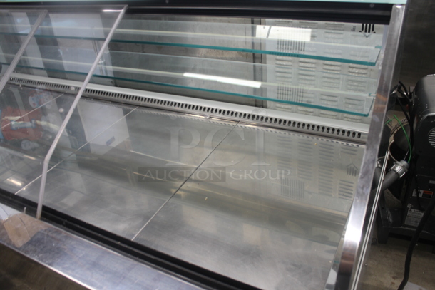 2019 IFI SAM80-PVAD-2125-AB Stainless Steel Commercial Floor Style Freezer Display Case Merchandiser. Picture of Unit Before Removal Is Used As Gallery Picture; See Subsequent Pictures For The Portion of the Display Case That This Lot Is. 208-220 Volts, 1 Phase. - Image 4 of 8