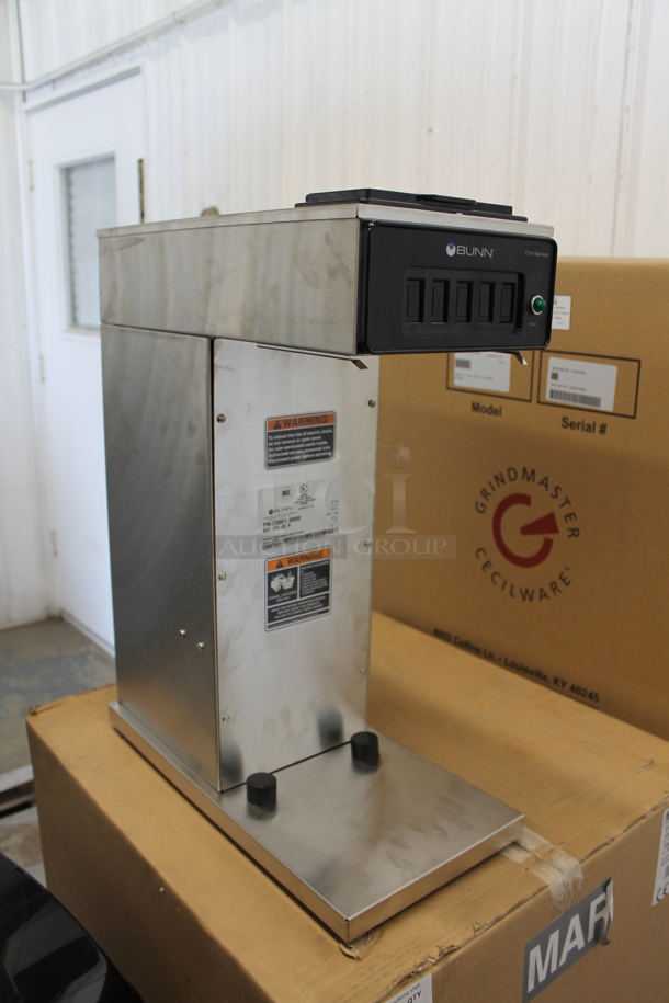 BRAND NEW IN BOX! 2022 Bunn CW15-APS Stainless Steel Commercial Countertop Coffee Machine. Stock Picture - Cosmetic Condition May Vary.  120 Volts, 1 Phase.  - Image 4 of 4