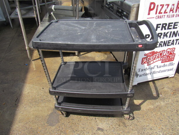 One Metro Don 3 Shelf Cart On Casters.