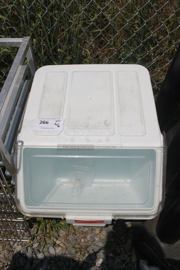 ALL ONE MONEY! Lot of Steel Racks, Rubbermaid Shelf Ingredient Bin With Scooper And Insert Pan Rack. - Image 2 of 4