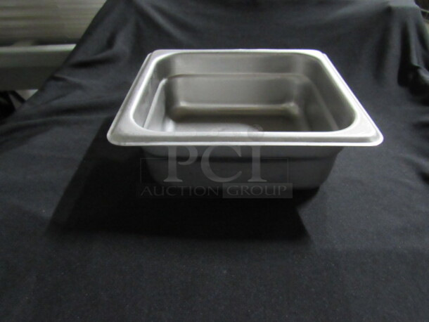 One 1/6 Size 2.5 Inch Deep Hotel Pan.  - Image 1 of 1
