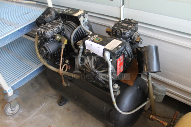 McKesson 50320 Metal Commercial Floor Style Dental Air Compressor. 230 Volts, 1 Phase. - Image 3 of 5