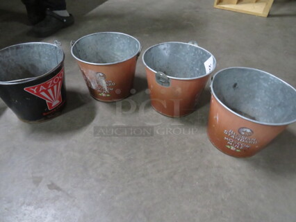 Galvanized Bucket. 4XBID