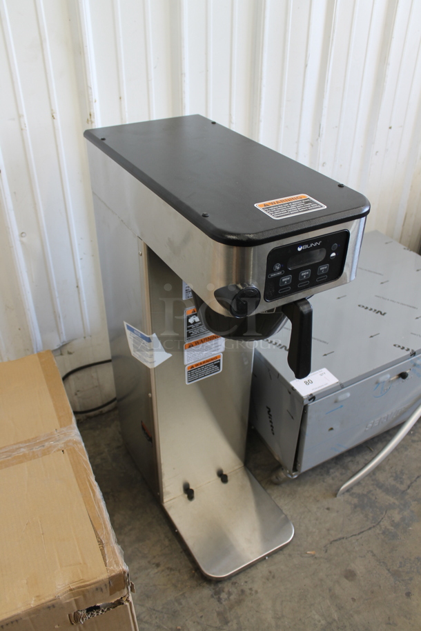 BRAND NEW SCRATCH AND DENT! 2022 Bunn ICB-DV Stainless Steel Commercial Iced Tea Machine w/ Brew Basket. 120 Volts, 1 Phase.  - Image 2 of 4