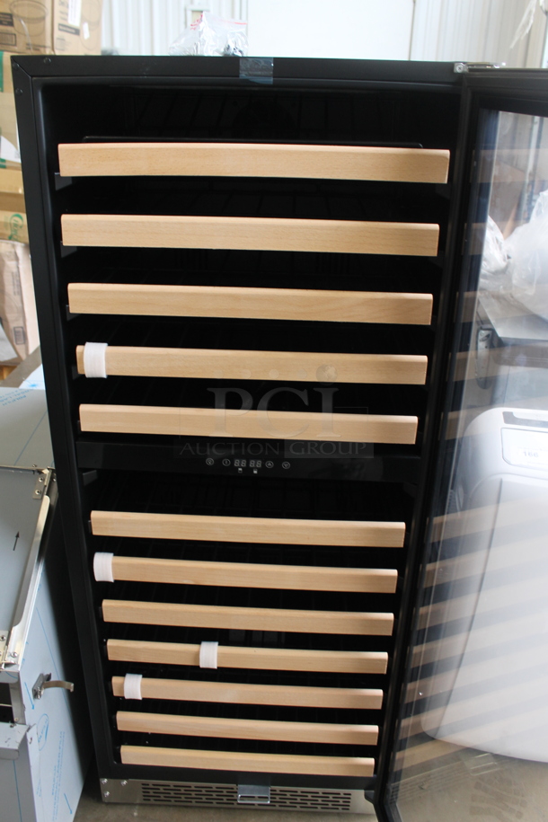 BRAND NEW SCRATCH AND DENT! Whynter BWR-0922DZ 92 Bottle Built-in Stainless Steel Dual Zone Compressor Wine Refrigerator. 115 Volts, 1 Phase. Tested and Working! - Image 3 of 4