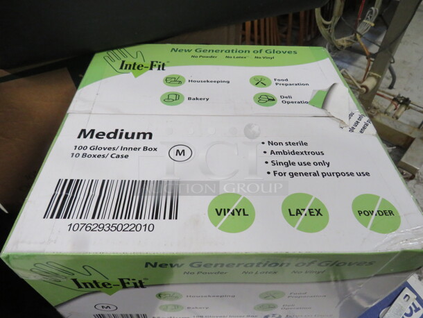 One Case Of 10 Boxes Of Medium Gloves. - Image 1 of 1