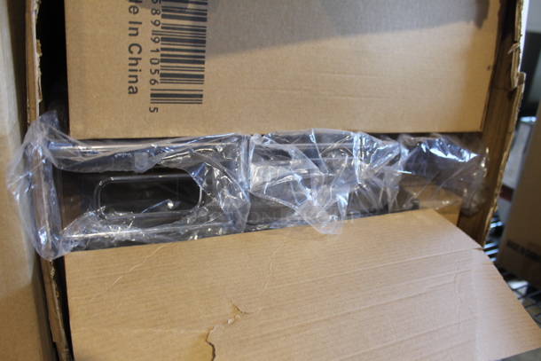 10 BRAND NEW IN BOX! GoBayit JD-YC8PK Clear Poly Bins. 10 Times Your Bid! - Image 5 of 5