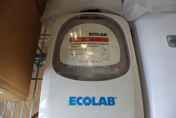 4 Ecolab White Wall Mount Soap Dispensers. 6.5x4x11, 6x4x11. 4 Times Your Bid! - Image 3 of 4