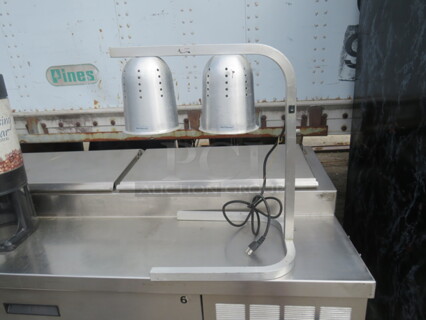 One Avantco 2 Bulb Food Warmer. Model# W62. 115 Volt.
