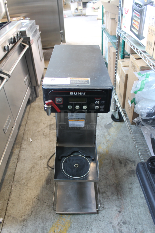 2010 Bunn ITCB-DV Stainless Steel Commercial Countertop Iced Tea Machine w/ Hot Water Dispenser. 120 Volts, 1 Phase. 