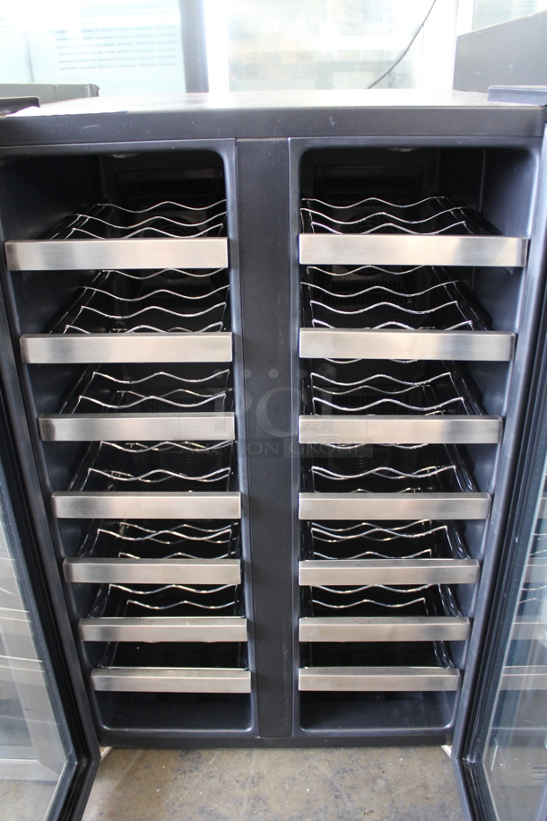 BRAND NEW SCRATCH AND DENT! Whynter WC-321DD 32 Bottle Dual Temperature Zone Freestanding Wine Cooler Merchandiser. 115 Volts, 1 Phase. Tested and Working! - Image 4 of 5