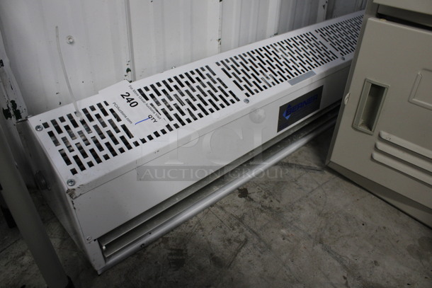 Berner Model SLC07-1036AA White Metal Air Curtain. 120 Volts, 1 Phase. 36x8.5x8.5
