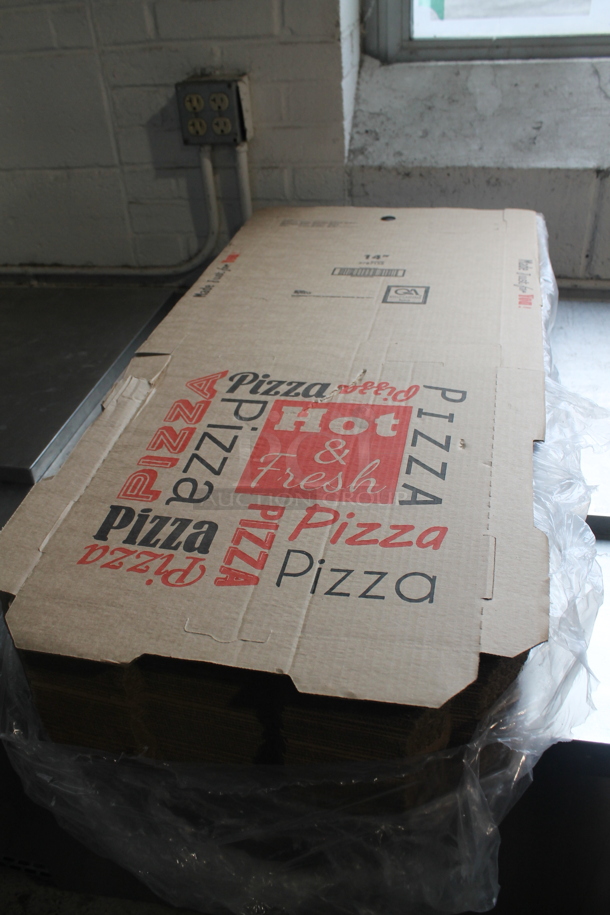 ALL ONE MONEY! Lot of 5 Bundles of BRAND NEW! Cardboard Pizza Pie Boxes - Image 3 of 3