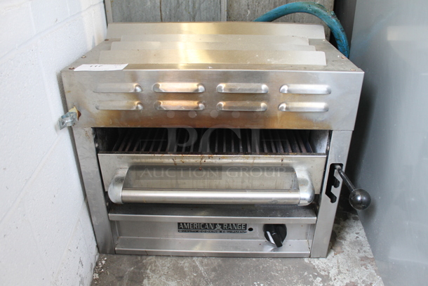 American Range ARSM-24 Stainless Steel Commercial Natural Gas Powered Cheese Melter.