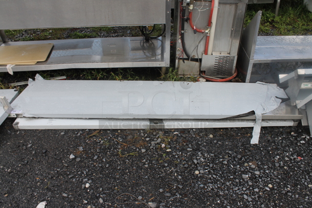 BRAND NEW SCRATCH AND DENT! Regency Stainless Steel Commercial Table w/ Under Shelf. No Legs. - Image 1 of 1