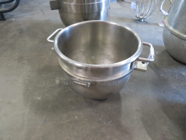 One Stainless Steel 20 Quart Mixer Bowl. #D20