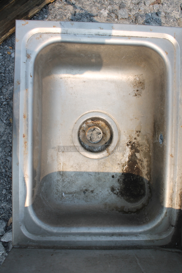 Advance Tabco 7-PS-50 Commercial Stainless Steel Hand Sink With Right Side Splash.  - Image 5 of 5
