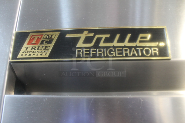 2015 True TG1R-1S ENERGY STAR Stainless Steel Commercial Single Door Reach In Cooler w/ Poly Coated Racks on Commercial Casters. 115 Volts, 1 Phase. Tested and Working! - Image 3 of 6