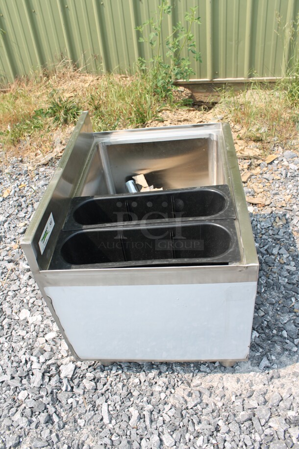 BRAND NEW SCRATCH AND DENT! Regency 600IB1824 Commercial Stainless Steel Underbar Ice Bin.  - Image 5 of 9