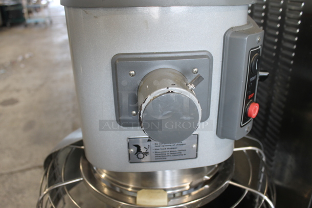 Hobart HL662 Commercial Stainless Steel Electric 60 Quart Mixer With Stainless Steel Bowl, Bowl Guard, Whisk And Paddle. 200-240V, 1/3 Phase.  - Image 6 of 9