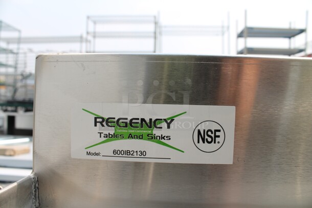 BRAND NEW SCRATCH AND DENT! Regency 600IB2130 Commercial Stainless Steel Underbar Ice Bin.  - Image 3 of 7