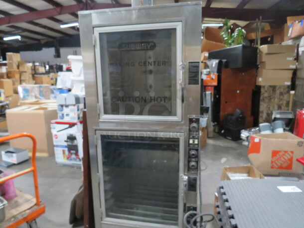 One NU VU Oven Proofer On Casters. Model# OP-2LFM. 120/208 Volt. 1 Phase. 35X25X85 - Image 3 of 5