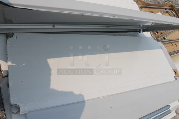 BRAND NEW SCRATCH AND DENT! Regency 600T3072G Commercial Stainless Steel Disassembled Work Table With Undershelf And Galvanized Legs. - Image 5 of 6