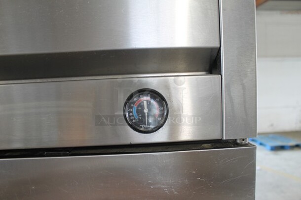 2014 True T-49F ENERGY STAR Stainless Steel Commercial 2 Door Reach In Freezer w/ Poly Coated Racks on Commercial Casters. 115 Volts, 1 Phase. Tested and Working! - Image 4 of 10