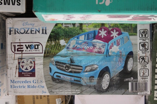 Disney Frozen Mercedes GLS-320 Battery Powered Ride-On, 12 Volt For Girls Ages 3 and up. 34.25 x 49.70 x 25.00 Inches
 - Image 11 of 11