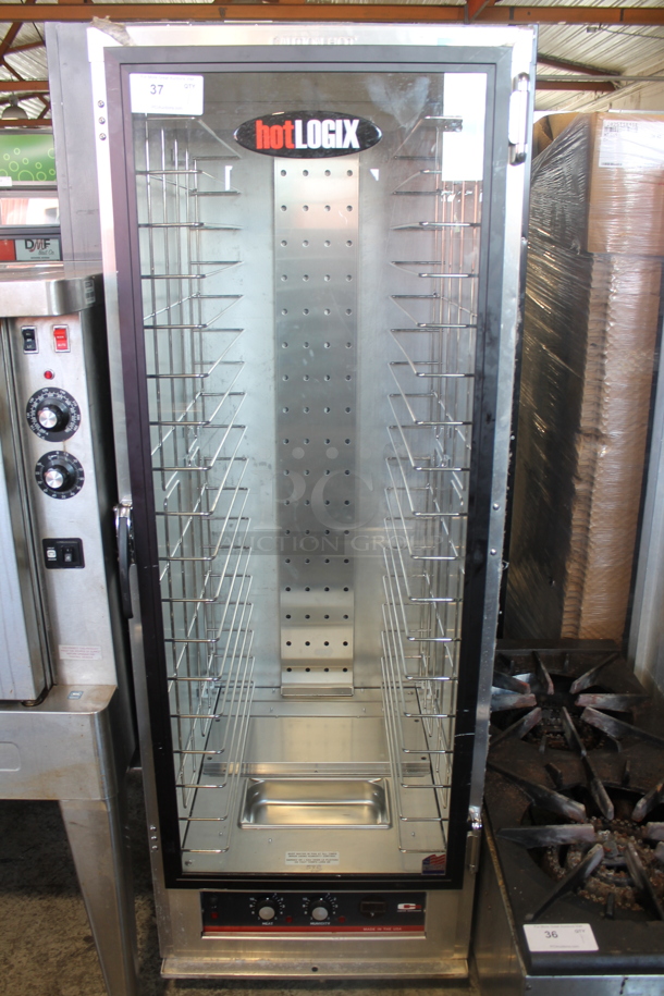 LIKE NEW! Carter Hoffmann HL2-18-91 Metal Commercial Heated Holding Cabinet on Commercial Casters. 120 Volts, 1 Phase. Tested and Working! - Image 1 of 4