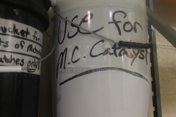 ALL ONE MONEY! TWO TIER PALLET LOT of Buckets of Various Contents Including Chiguard 5350 and Sealant.  BUYER MUST REMOVE. - Image 6 of 12