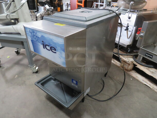 One Stainless Steel Table Top Servend Ice Dispenser.  #M-45. 115 Volt. 15X28X28 - Image 4 of 4