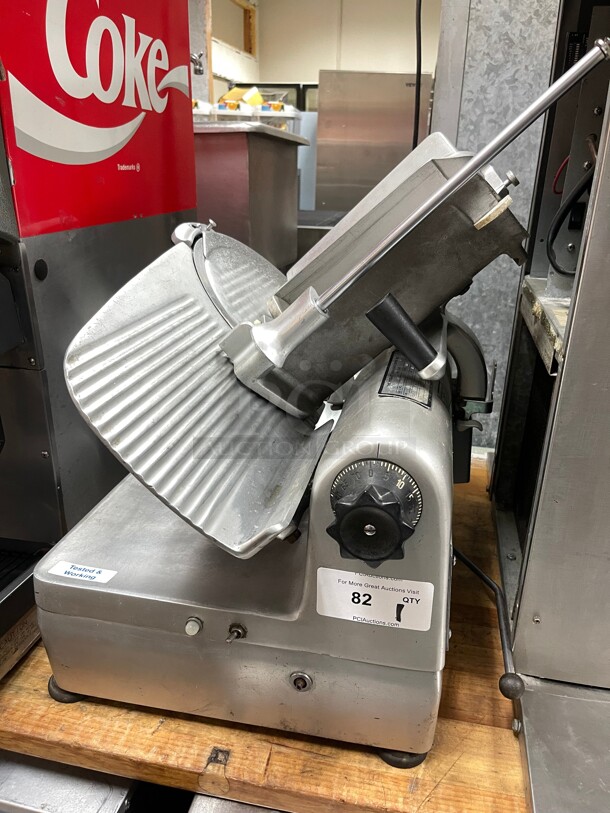 Fully Refurbished! Hobart Automatic Meat Slicer 110 Volt NSF Tested and Working!