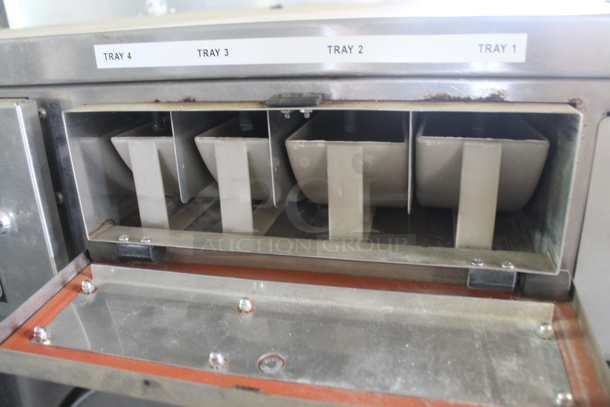 Alliance UX55PVXF70001 Stainless Steel Commercial Floor Style Front Load Washer. 200-240 Volts, 1/3 Phase. - Image 4 of 5