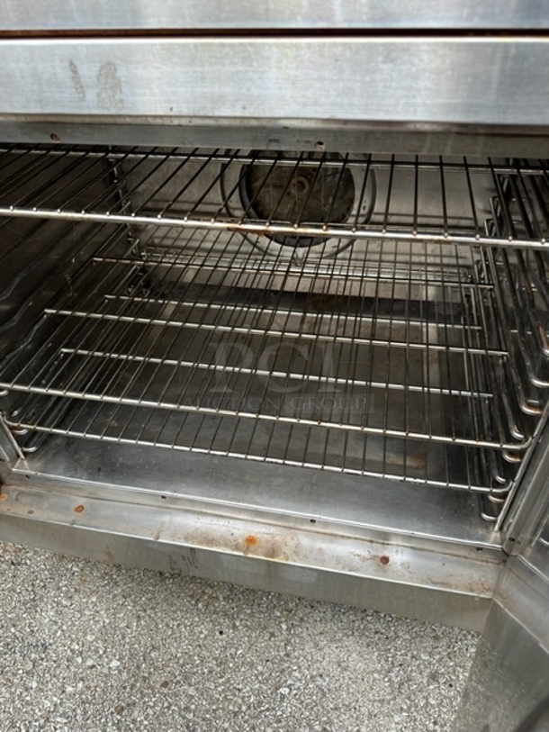 Hobart Electric Double Oven With 7 Racks. #HEC40. Unable To Test. 208 Volt. 1/3 Phase. 38X36X65.5 - Image 2 of 3