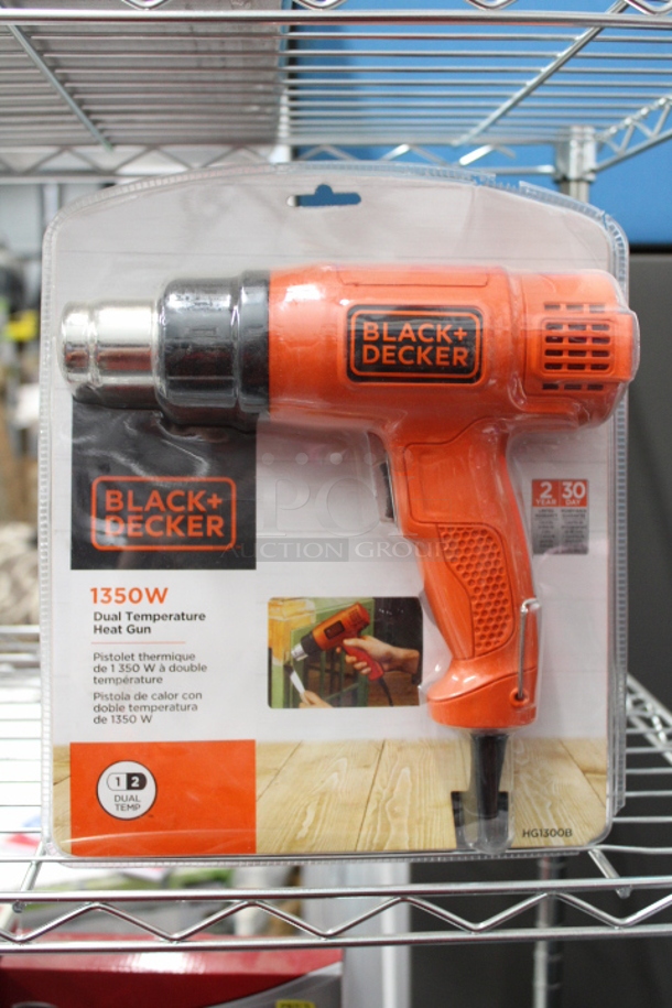 2-FER!! Black + Decker Dual Temp Heat Gun + ONN Tilting 32-60” Tailgate TV Mount. 2x Your Bid - Image 1 of 2