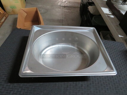 One NEW Vollrath Half Size 4 Inch Deep Super Shape Stainless Steel Oval  Shaped Food Pan. #3102040. $41.64