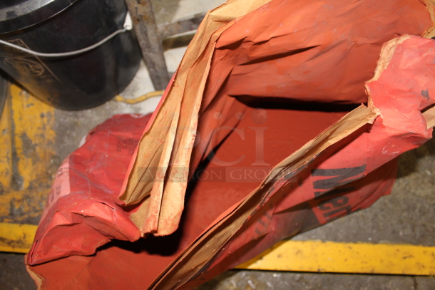 ALL ONE MONEY! Lot of Various Items Including Metal Barrel, Metal Stand and Poly Buckets. BUYER MUST REMOVE.  - Image 4 of 5